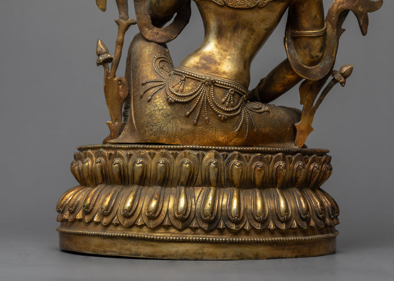 Chenrezig Antiques Statue | Buddhist Mother of Compassion