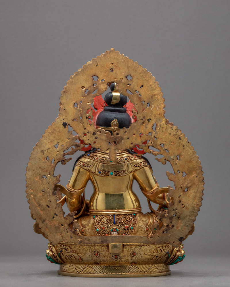 Tibetan Dzambhala Practice Statue | Buddhist's Wealth Deity Sculpture