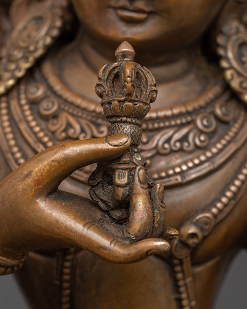 Vajrasattva Practice Sculpture | Traditional Himalayan Artwork