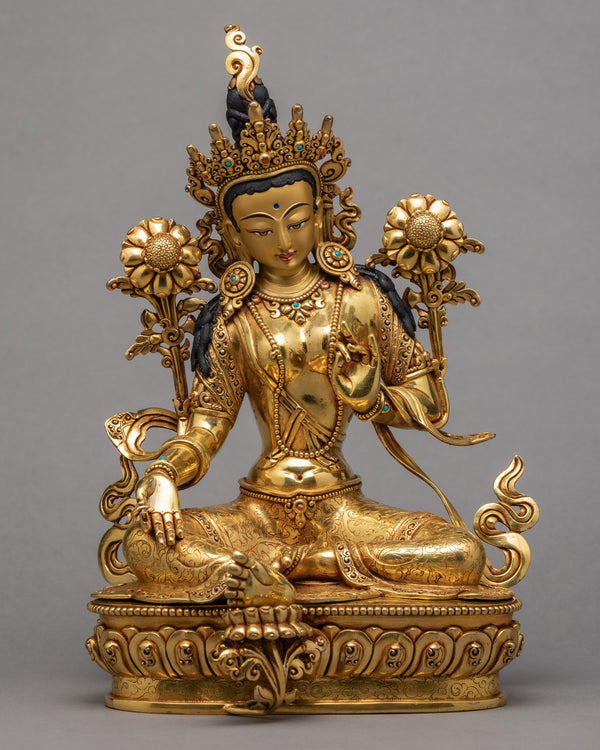 green tara statue