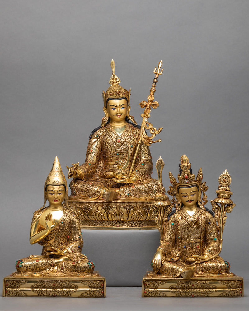 padmashambhava with trisong detsen and santaraksita