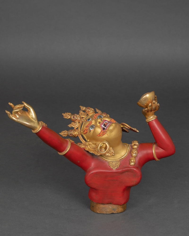 Gold-Gilded Statue For Vajrakilaya Sadhana Practice | Traditional Buddhist Art