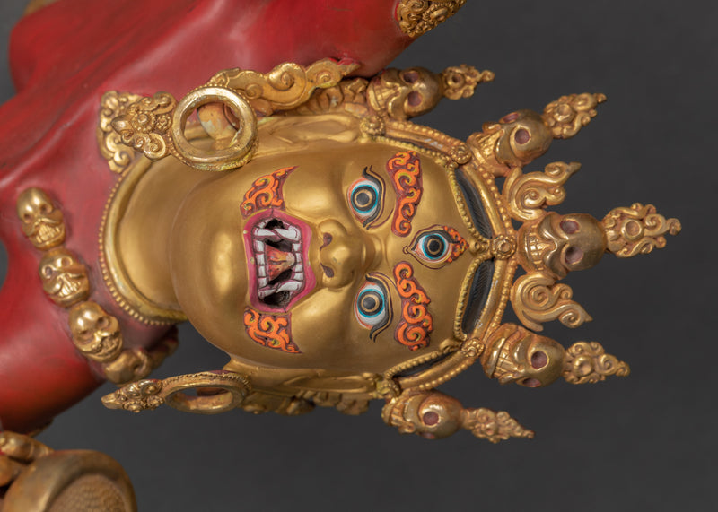 Gold-Gilded Statue For Vajrakilaya Sadhana Practice | Traditional Buddhist Art