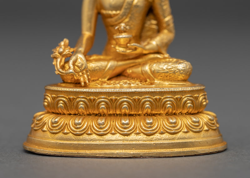 Three Buddha Statue Set | 24k Gold Electroplated Statues