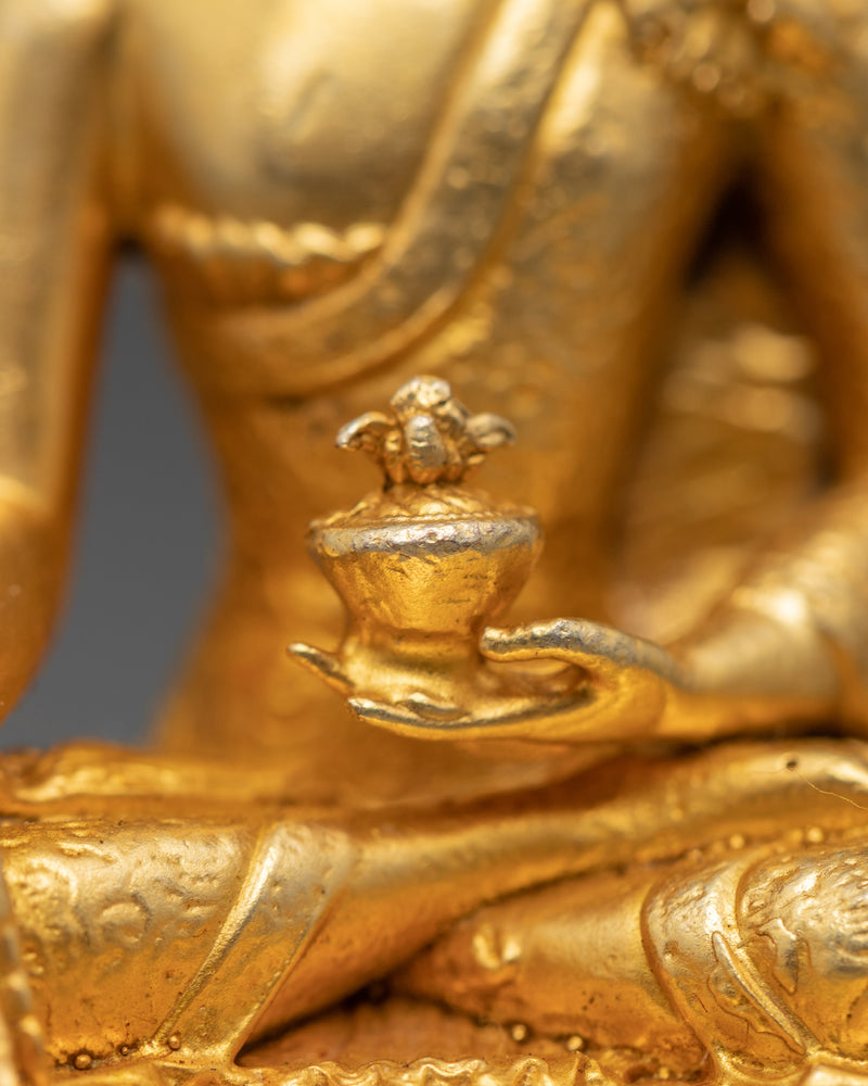 Three Buddha Statue Set | 24k Gold Electroplated Statues