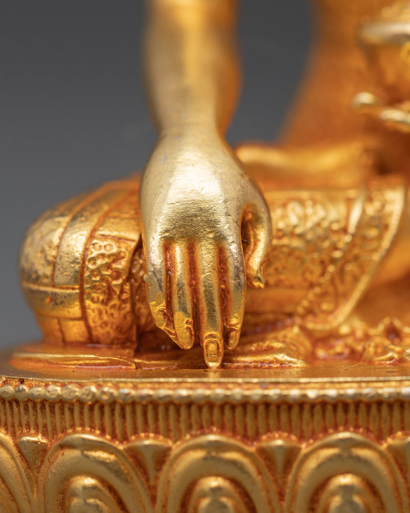 Miniature Shakyamuni Buddha Sculpture | Traditional Buddhist Art