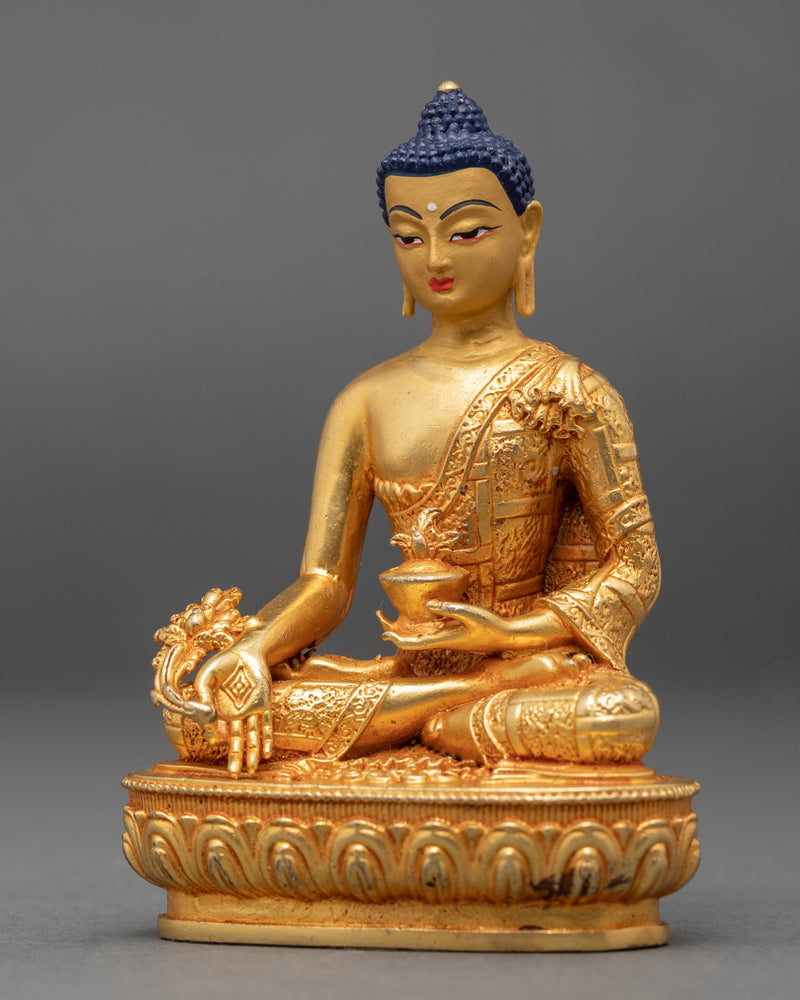 Small Medicine Buddha Sculpture | Bhaiṣajyaguru Healing Deity