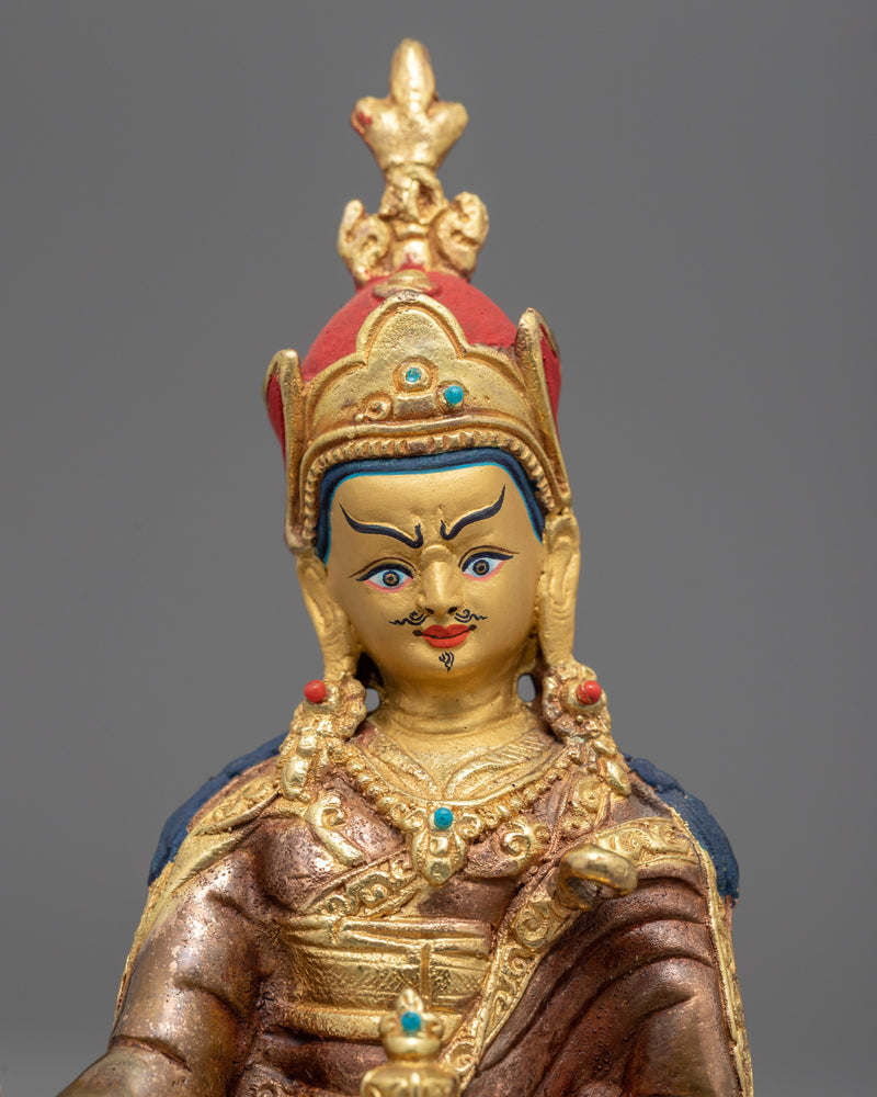 Guru Padmasambhava Mantra Practice Statue | Historical Tibetan Buddhist Master