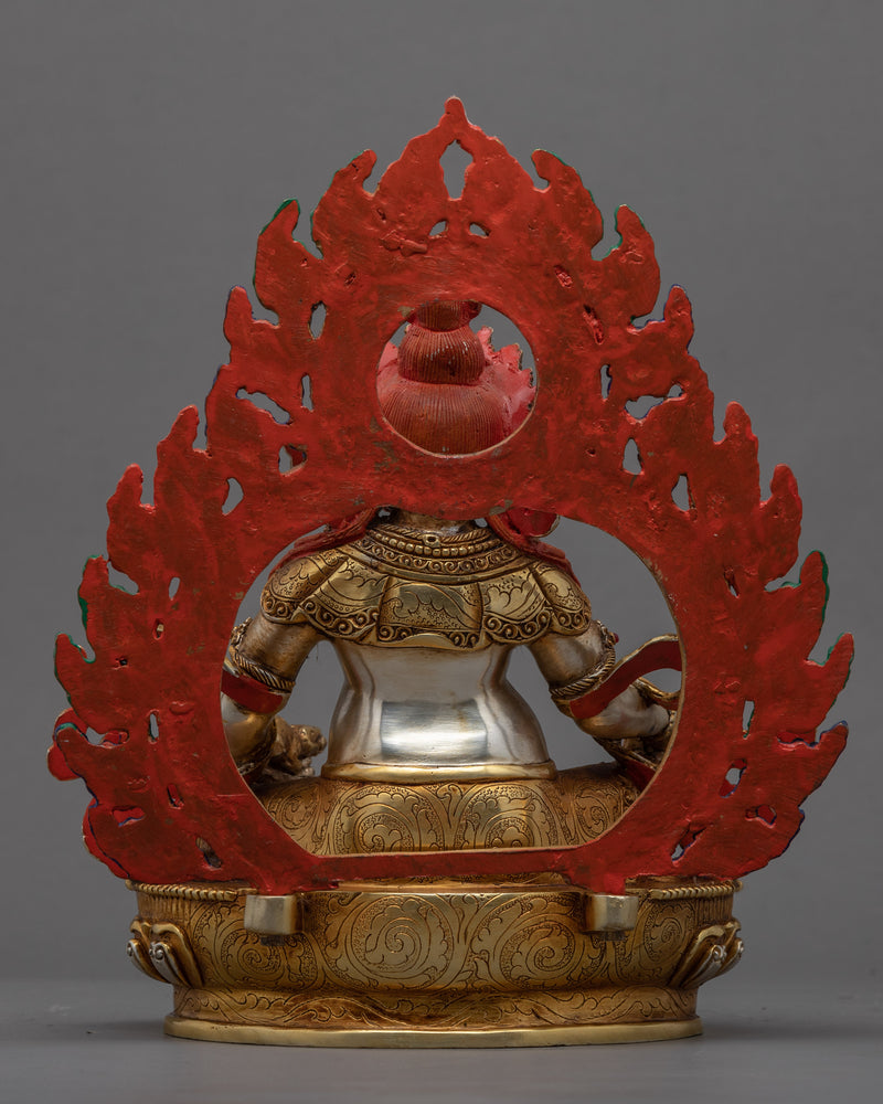 Gold-Gilded Wealth Buddha Statue | Dzambhala The Buddhist Wealth Deity