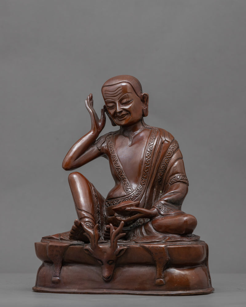 Milarepa Buddha Statue | Historical Tibetan Buddhist Master Artwork