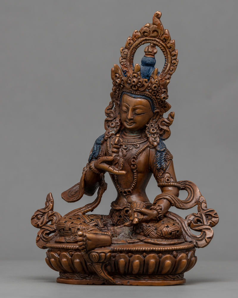 Vajrasattva Mantra Text Practice Statue | Historical Tibetan Buddhist Tantric