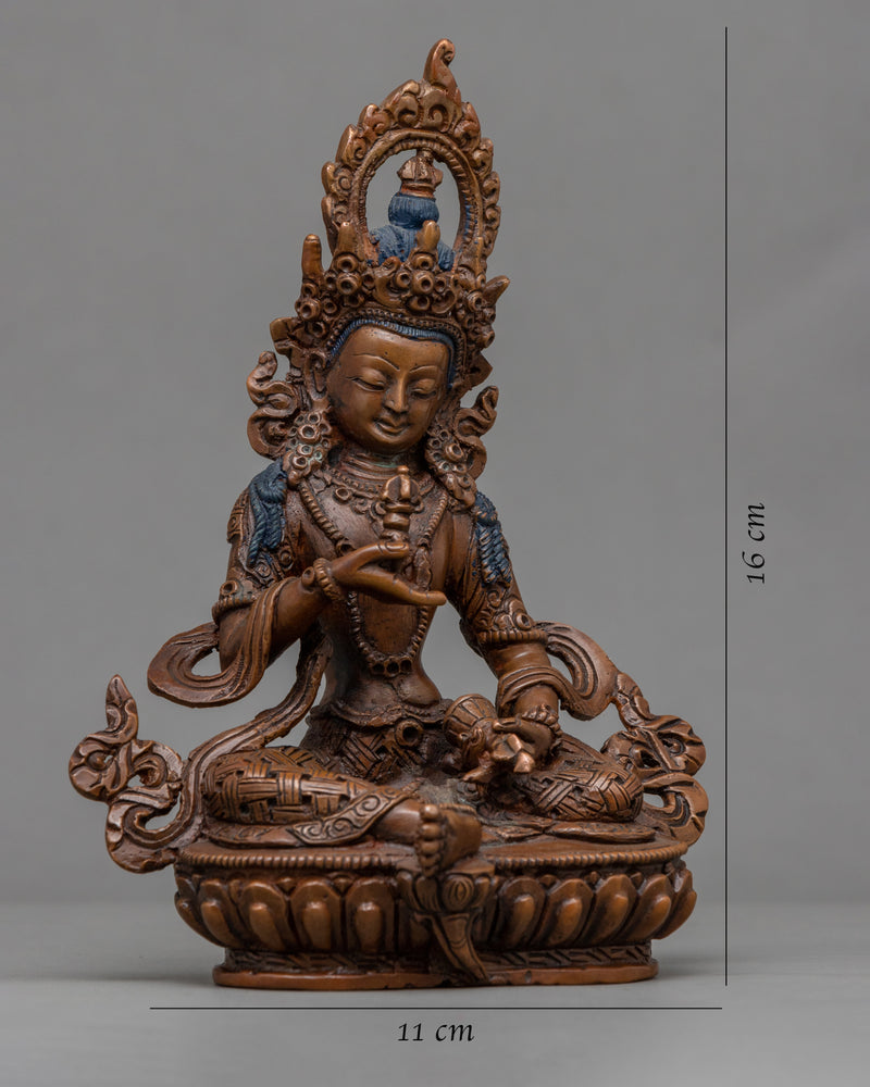 Vajrasattva Mantra Text Practice Statue | Historical Tibetan Buddhist Tantric