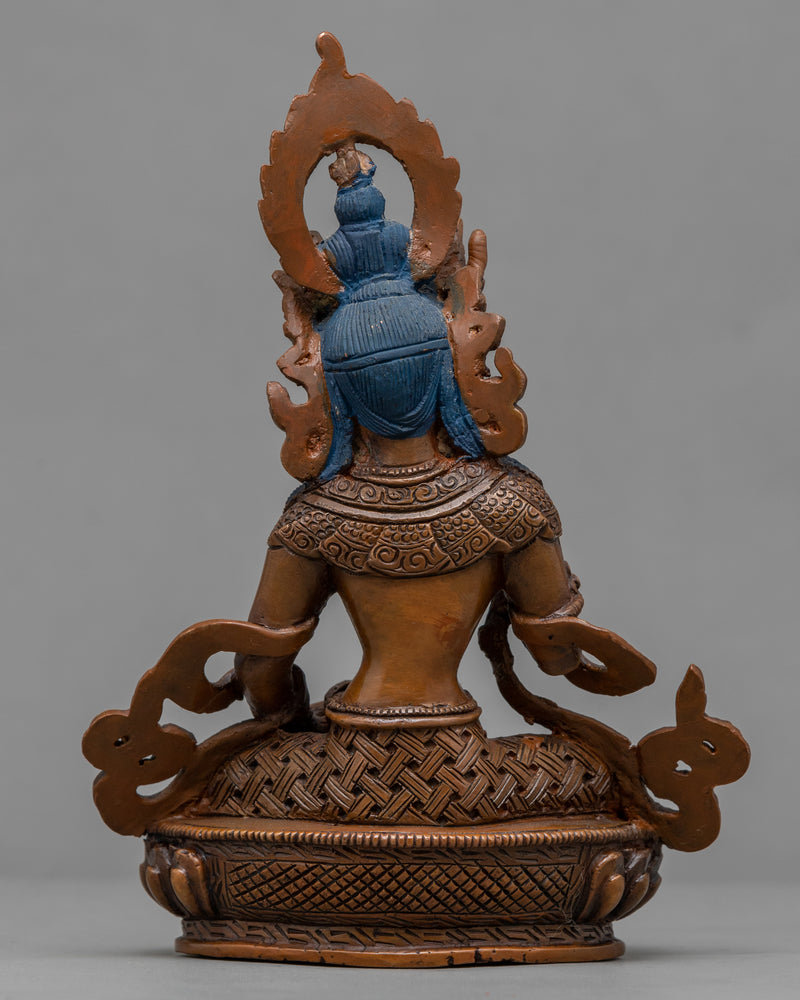 Vajrasattva Mantra Text Practice Statue | Historical Tibetan Buddhist Tantric