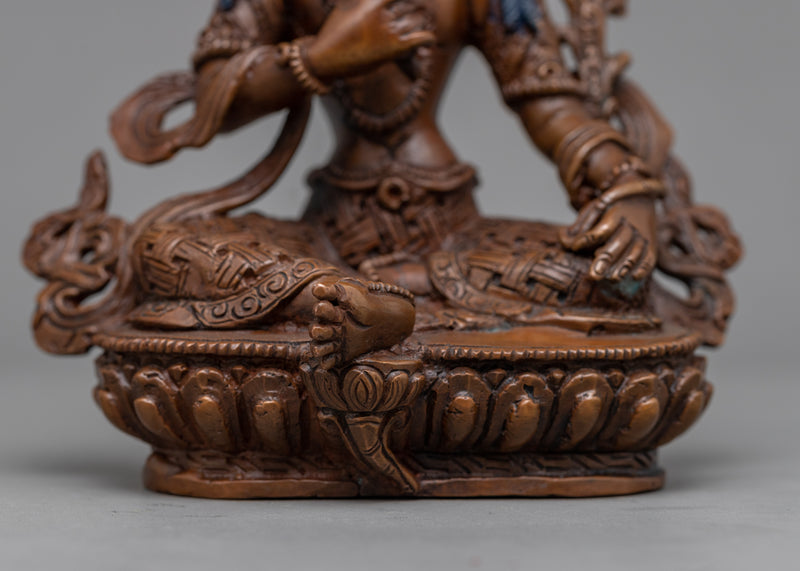 Manjushri Mantra Tibetan Practice Statue | Bodhisattva Of Wisdom Sculpture