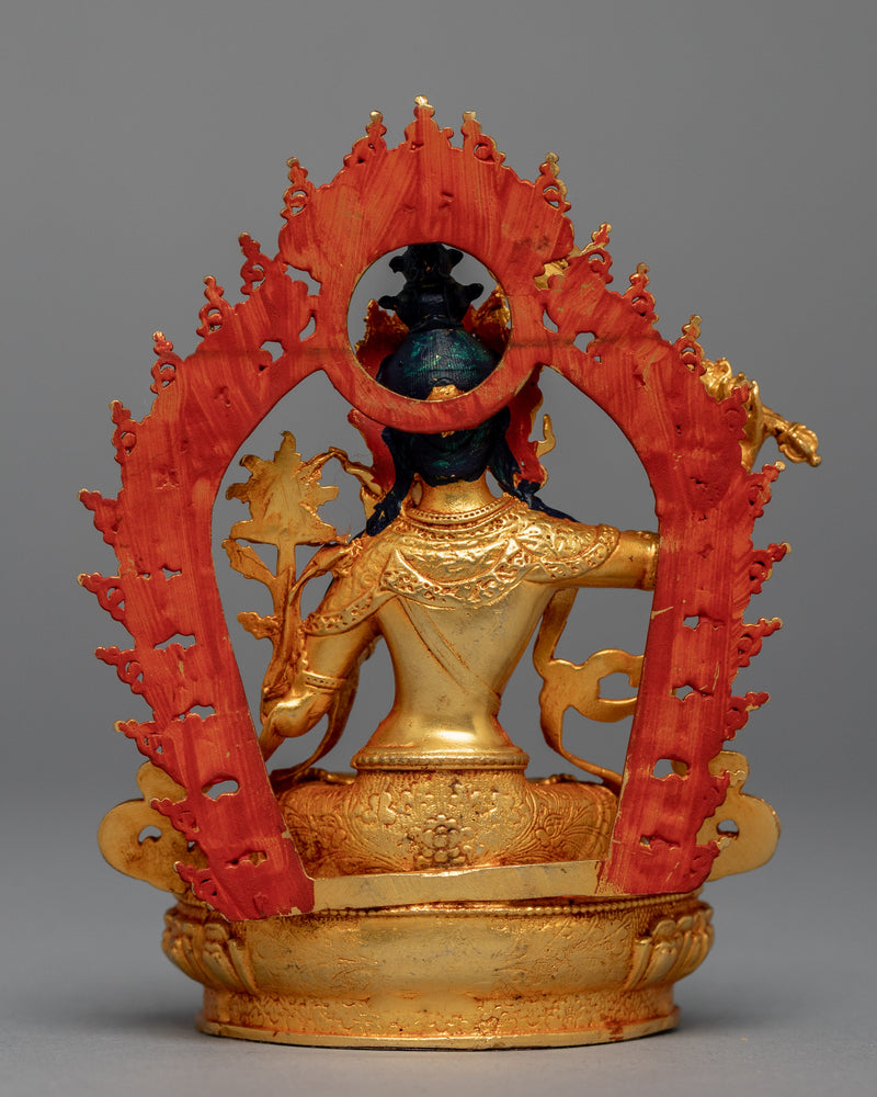 Mini Manjushri Sculpture | Bodhisattva Wisdom Deity