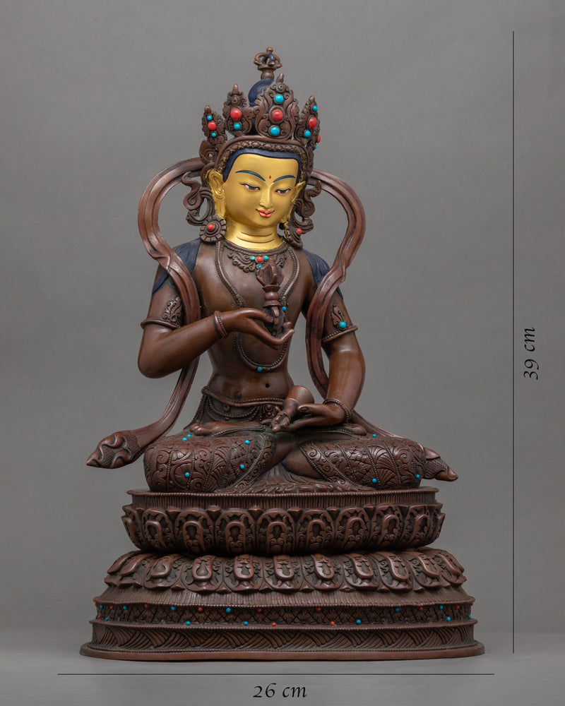 Vajrasattva Empowerment Statue | Tibetan Buddha Sculpture For Mindfulness