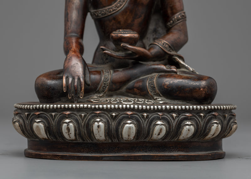 Shakyamuni Buddha Meditations Practice Statue | Traditionally Hand-Carved Buddha Art