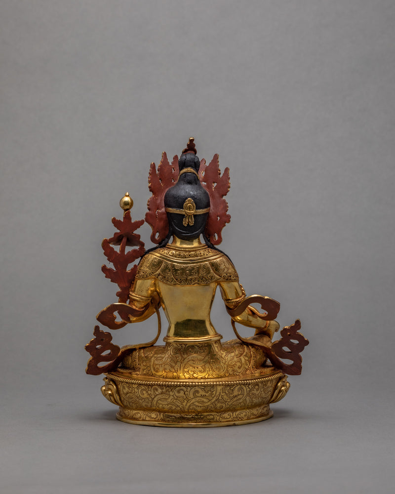 Emanations of 21 Tara Statues Collection | 24K Gold Himalayan Sculpture