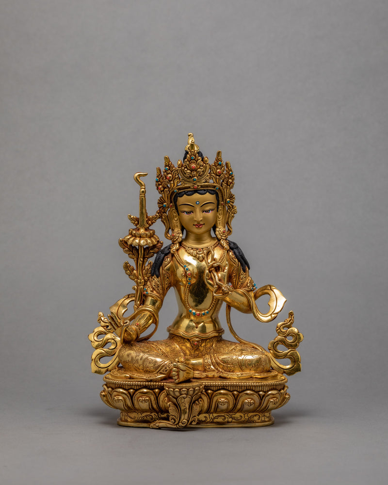 Emanations of 21 Tara Statues Collection | 24K Gold Himalayan Sculpture