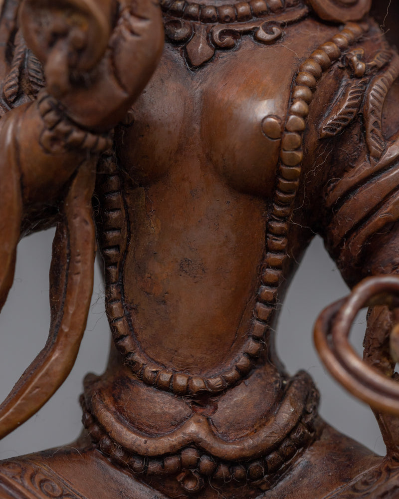 Goddess Marichi Copper Statue | The Goddess Of The Dawn Figurine