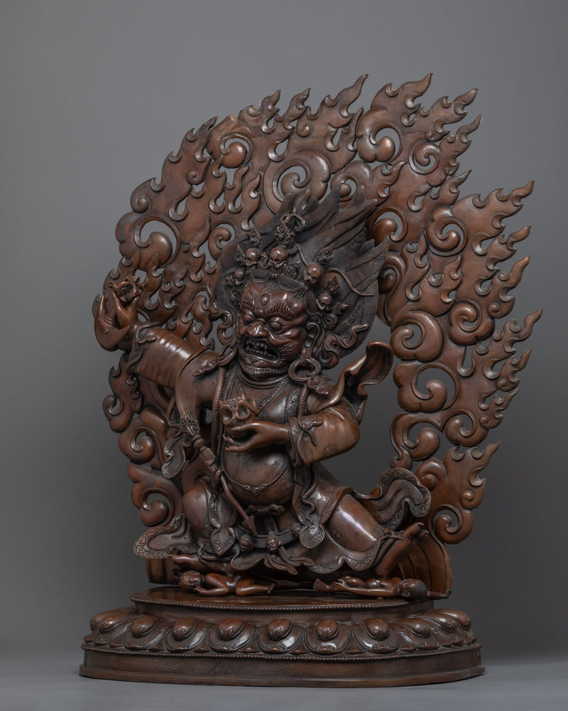 Mahakala Bernagchen Copper Statue