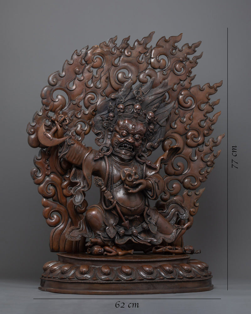 Mahakala Bernagchen Copper Statue