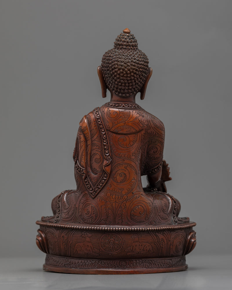 Medicine Buddha Healing Practice Statue | Bhaishajyaguru The Healing Buddha Sculpture