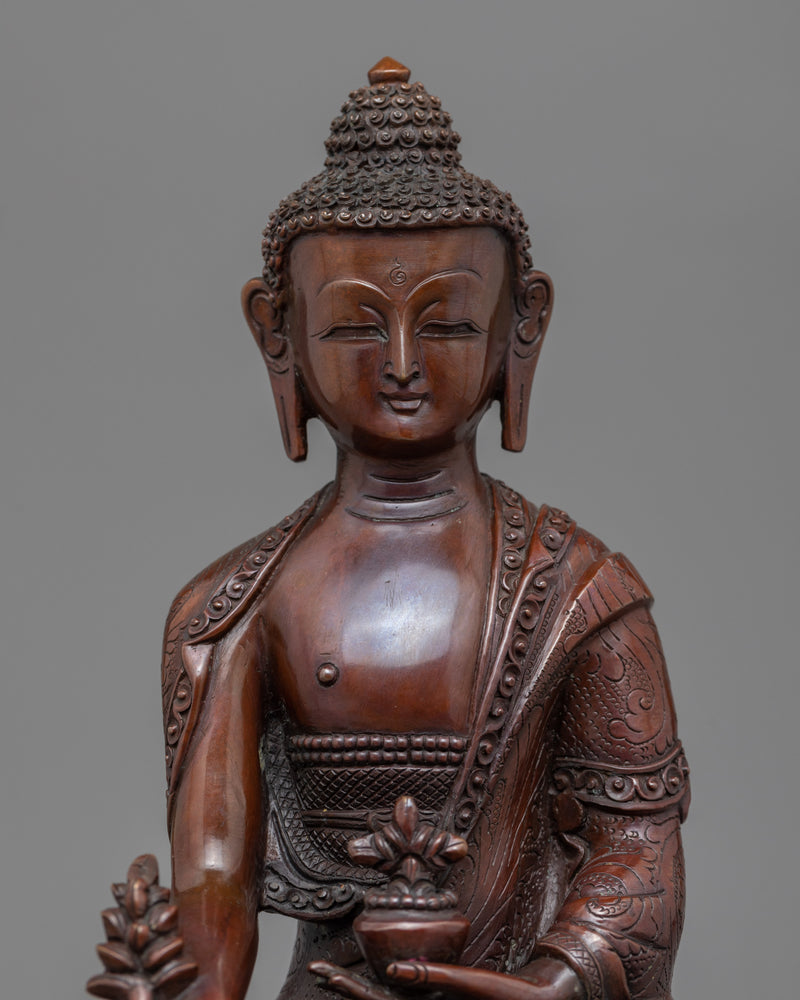 Medicine Buddha Healing Practice Statue | Bhaishajyaguru The Healing Buddha Sculpture