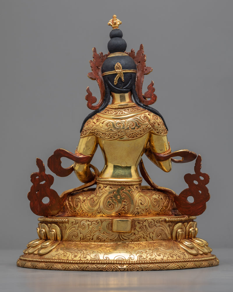 Dorje Sempa Mantra Sculpture | Himalayan Religious Statue For Virtue Practice