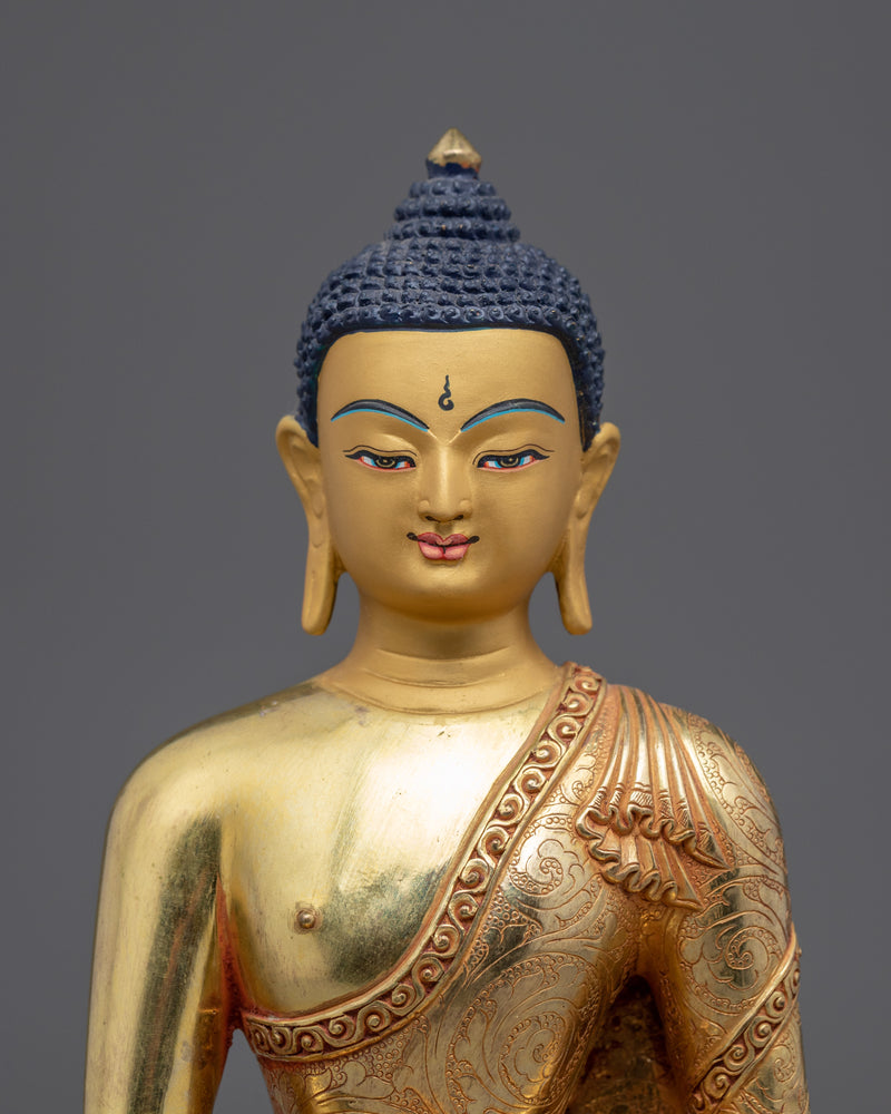 Religious Statue For Gautama Buddha Religion | Buddhist Deity Figurine For Ritual