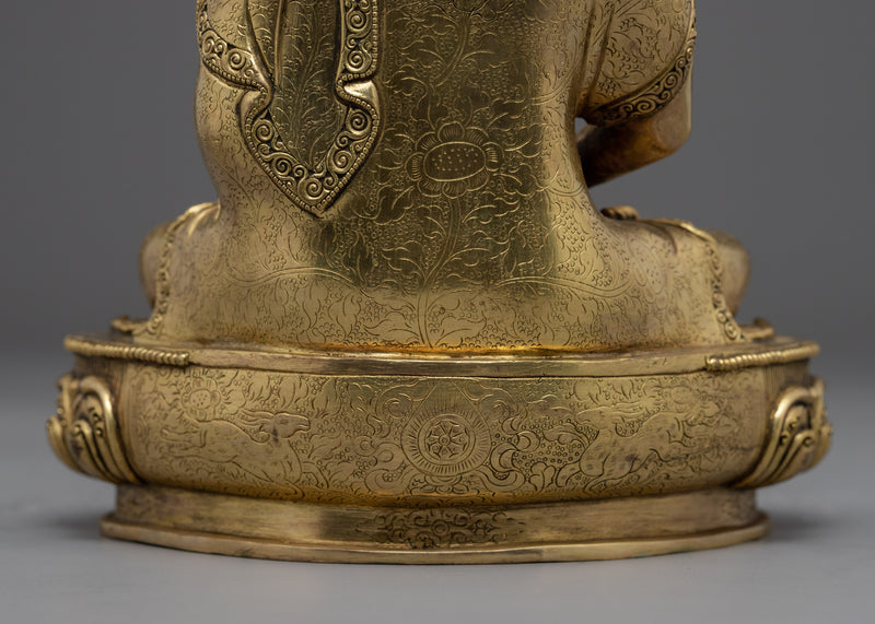 The Mantra Of Amitabha Buddha | Golden Statue To Practice Buddhism