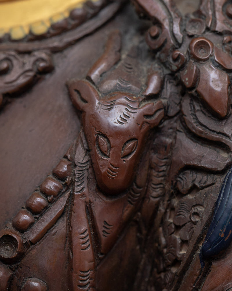 Chenrezig Pure Land Prayer | Himalayan Oxidized Art Form