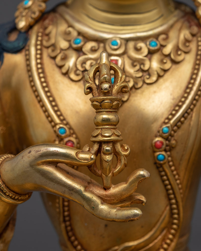 Himalayan Dorsem Statue | Traditionally Hand-made Vajrasattva Figurine