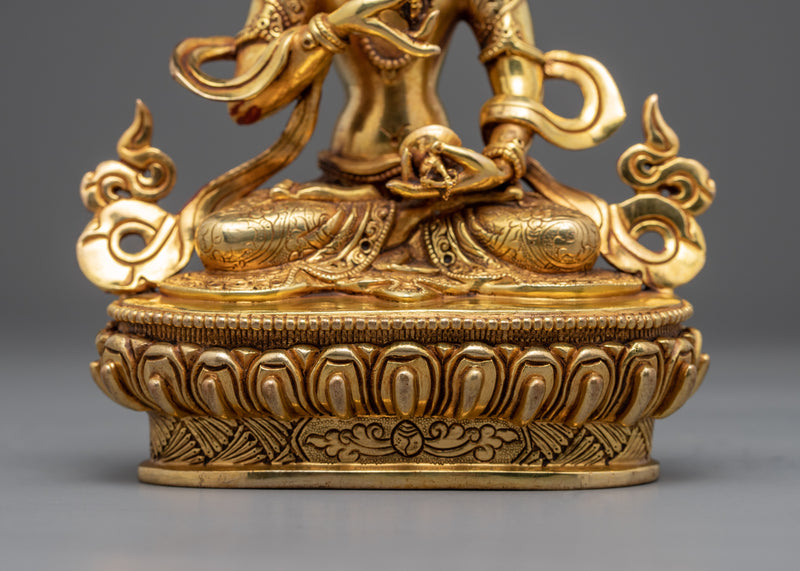 Adi Buddha Vajrasattva Statue | Himalayan Traditionally Hand-Sculpted Sculpture