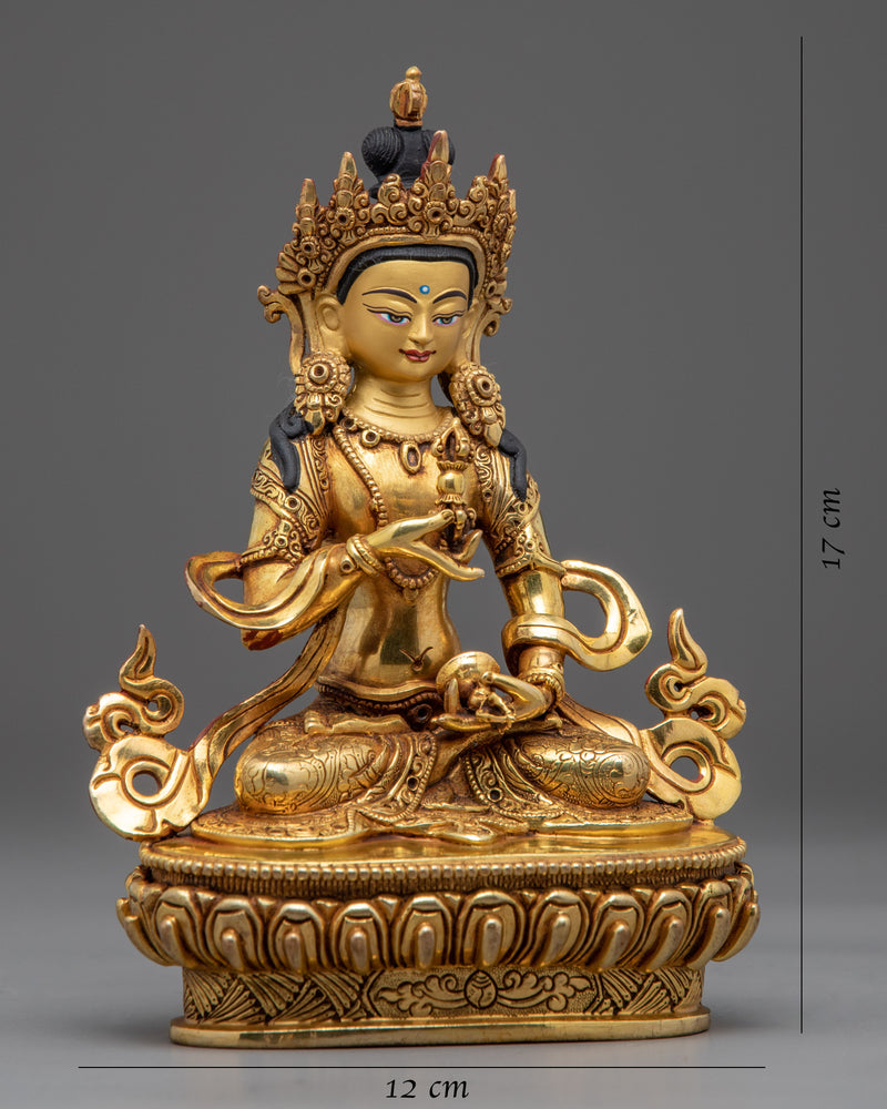 Adi Buddha Vajrasattva Statue | Himalayan Traditionally Hand-Sculpted Sculpture