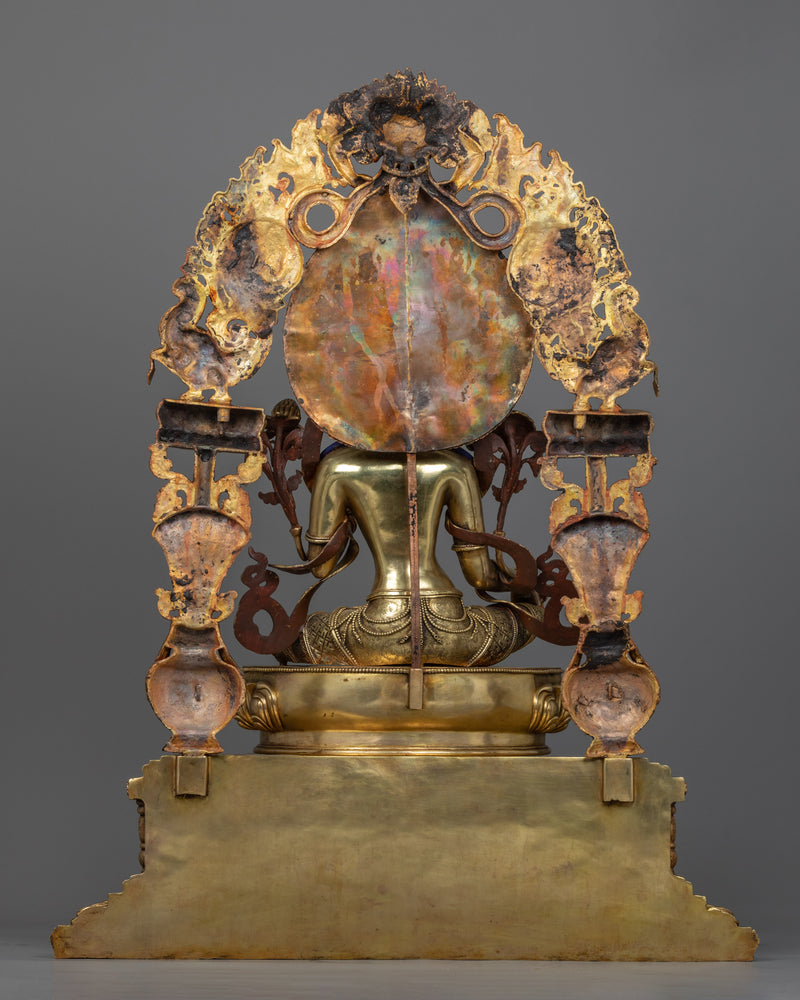 Green Tara Statue Buddhist Art | Traditionally Hand-carved