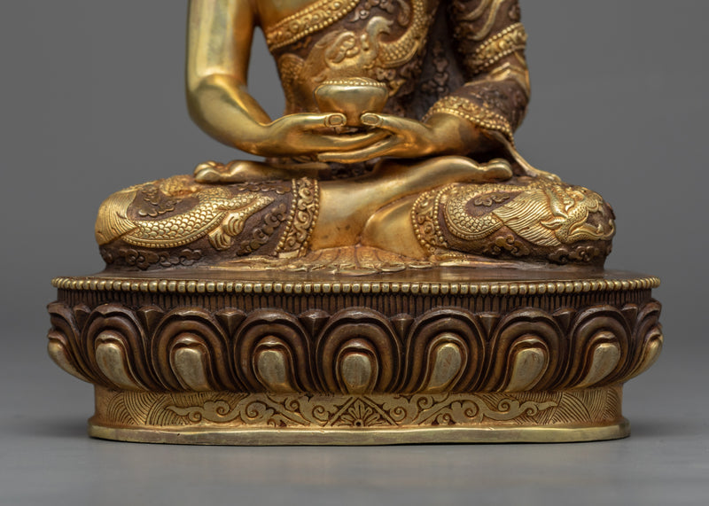 Traditional Long Life Buddha Statue | Himalaya Tibetan Deity