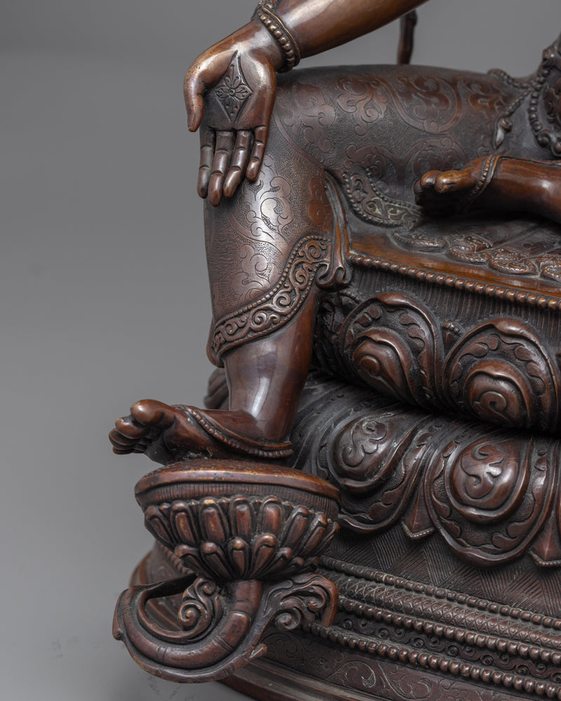 Jetsun Dolma Statue | Tibetan Buddhism Green Tara Statuette