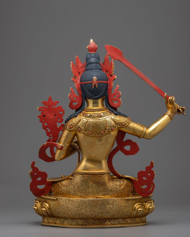 Monju Bosatsu (Manjushri) Statue | Religious Buddhist Deity