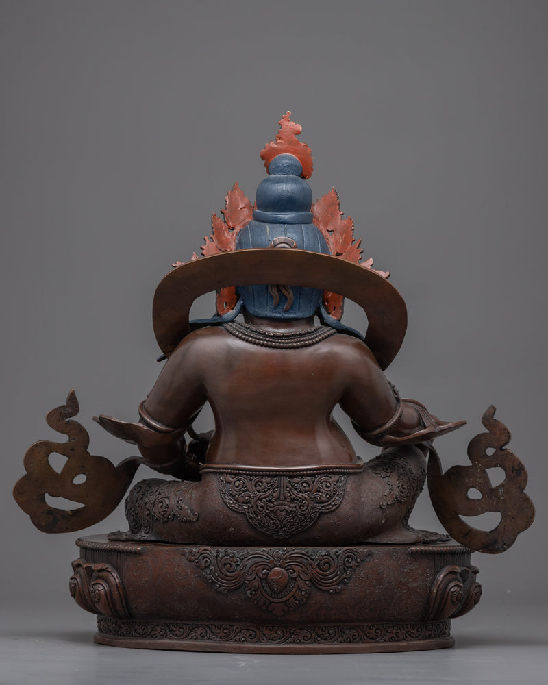 God Of Wealth And Prosperity Dzambhala | Himalayan Oxidized Art