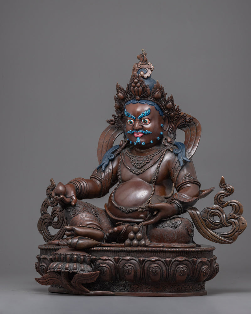 God Of Wealth And Prosperity Dzambhala | Himalayan Oxidized Art