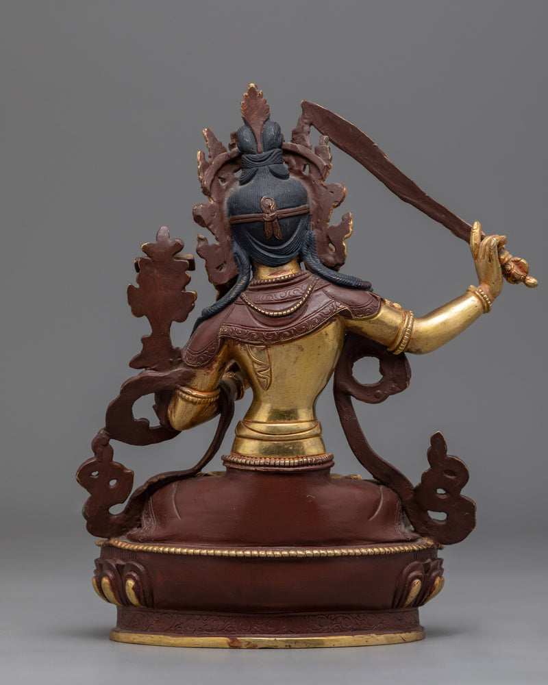 Manjushri Buddhism Bodhisattva Statue |  Wisdom Deity of Buddhism