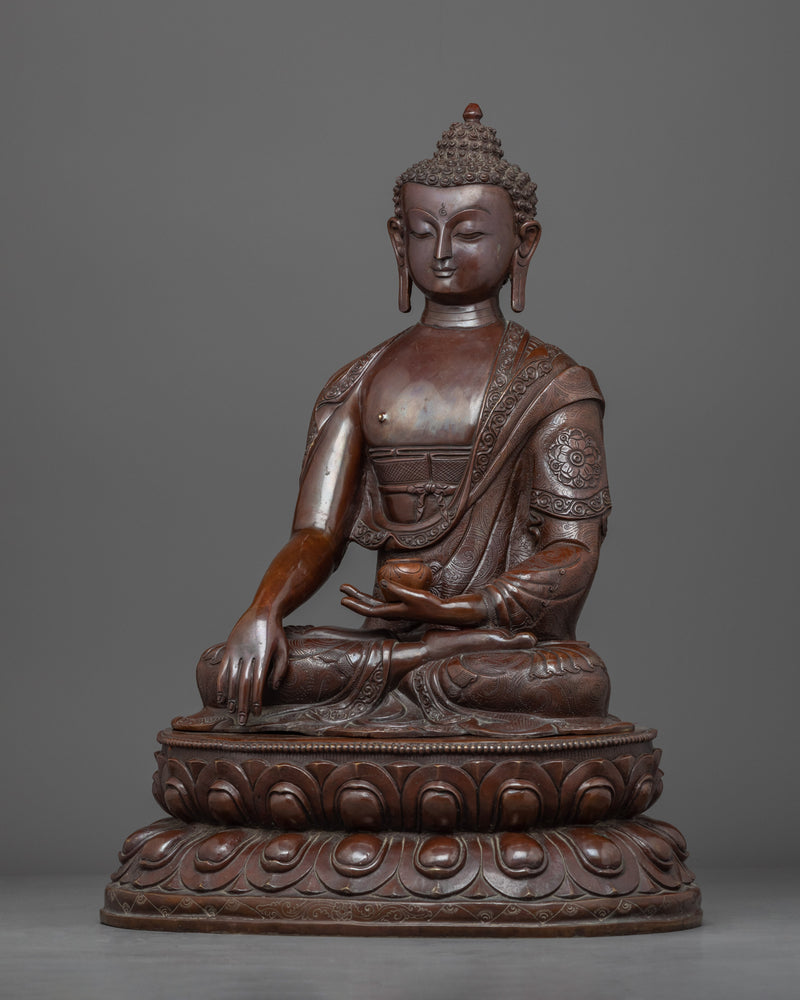 Fasting Buddha Shakyamuni Sculpture | Traditional Buddhist Statue