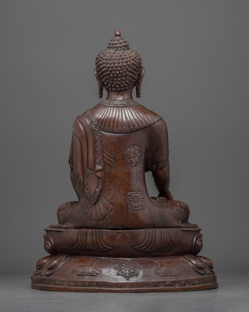 Fasting Buddha Shakyamuni Sculpture | Traditional Buddhist Statue