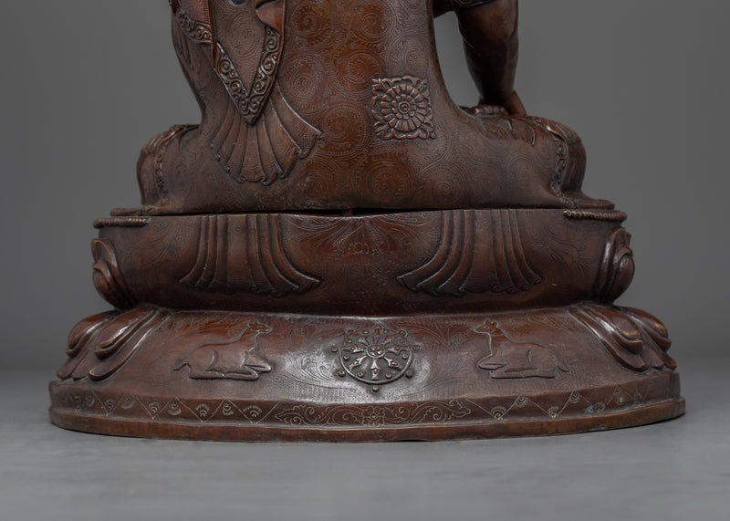 Fasting Buddha Shakyamuni Sculpture | Traditional Buddhist Statue