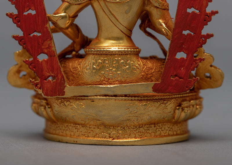 Vajrasattva Mini Sculpture | Traditional Dorje Sempa Art