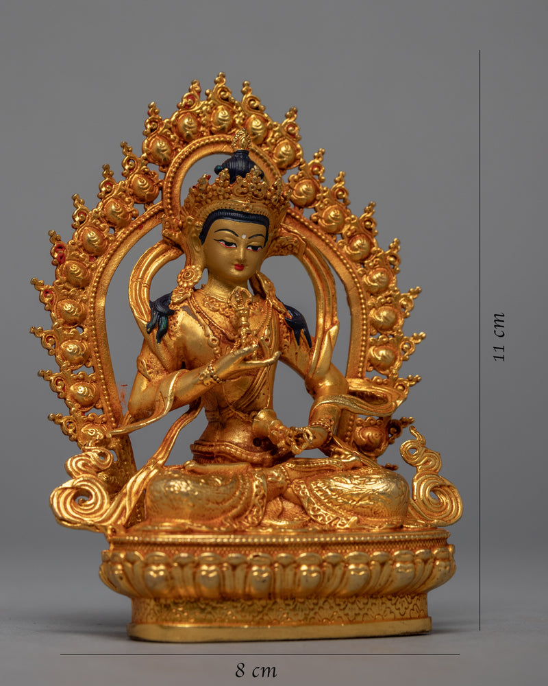 Vajrasattva Mini Sculpture | Traditional Dorje Sempa Art