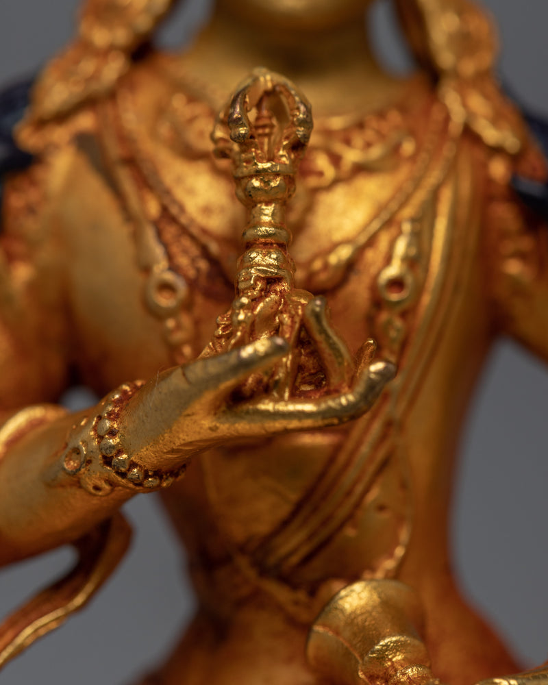 Vajrasattva Mini Sculpture | Traditional Dorje Sempa Art