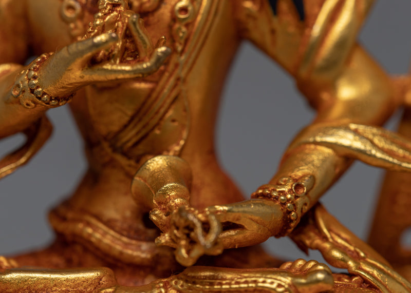 Vajrasattva Mini Sculpture | Traditional Dorje Sempa Art