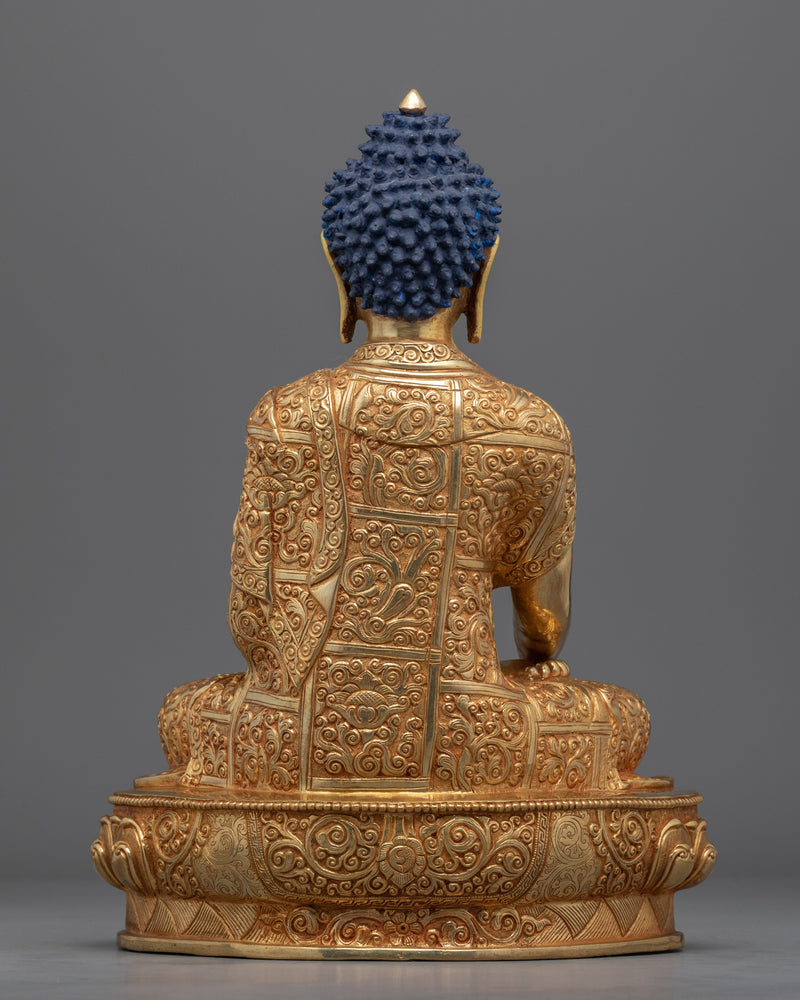 Historical Buddha Shakyamuni Handmade Sculpture | Traditional Buddhist Art